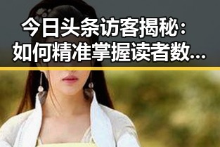 今日头条访客揭秘：如何精准掌握读者数据？